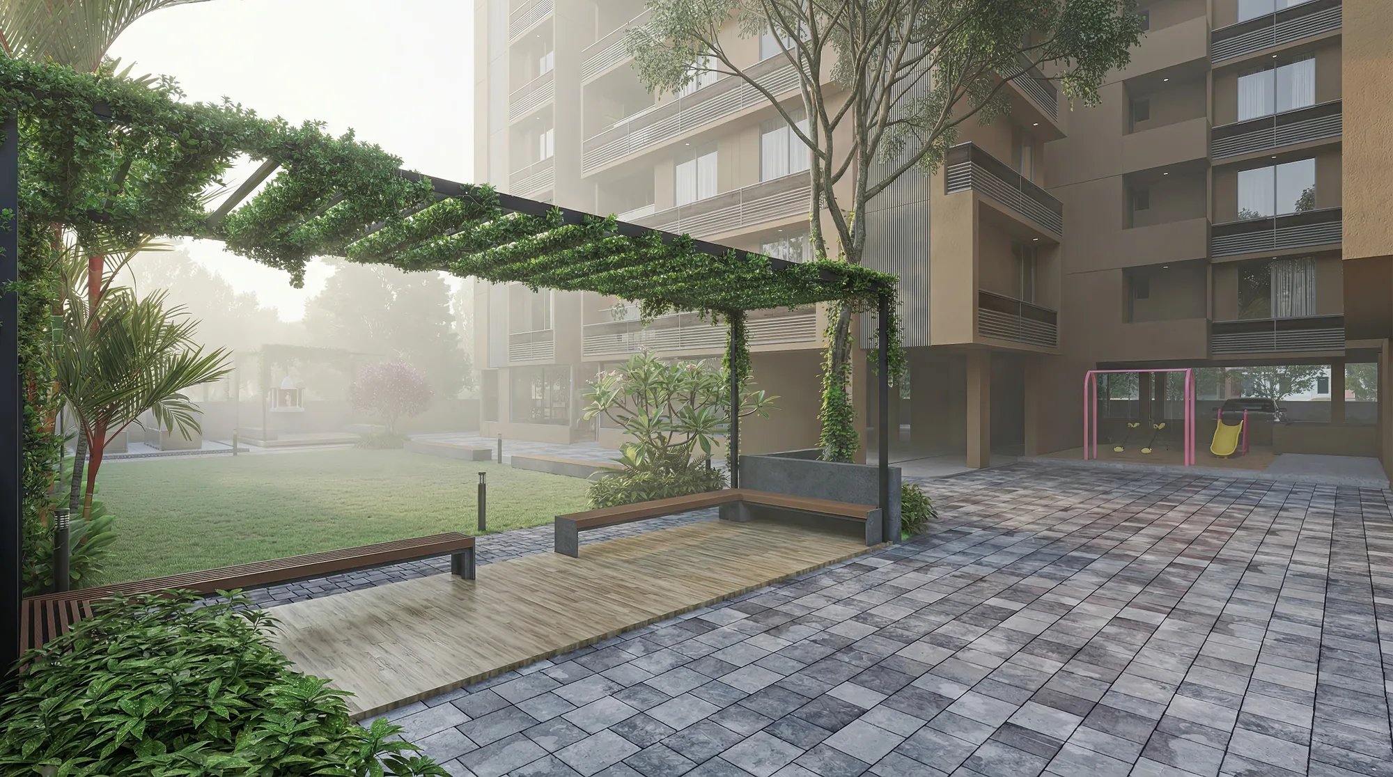 Adhisthan Pride Homes: Exterior visualization cover