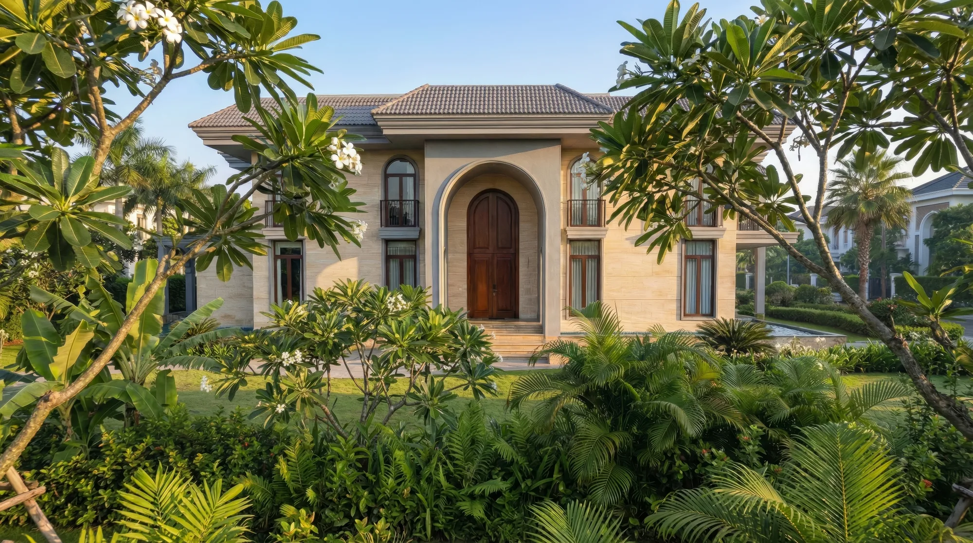 Green Villa: Exterior visualization cover