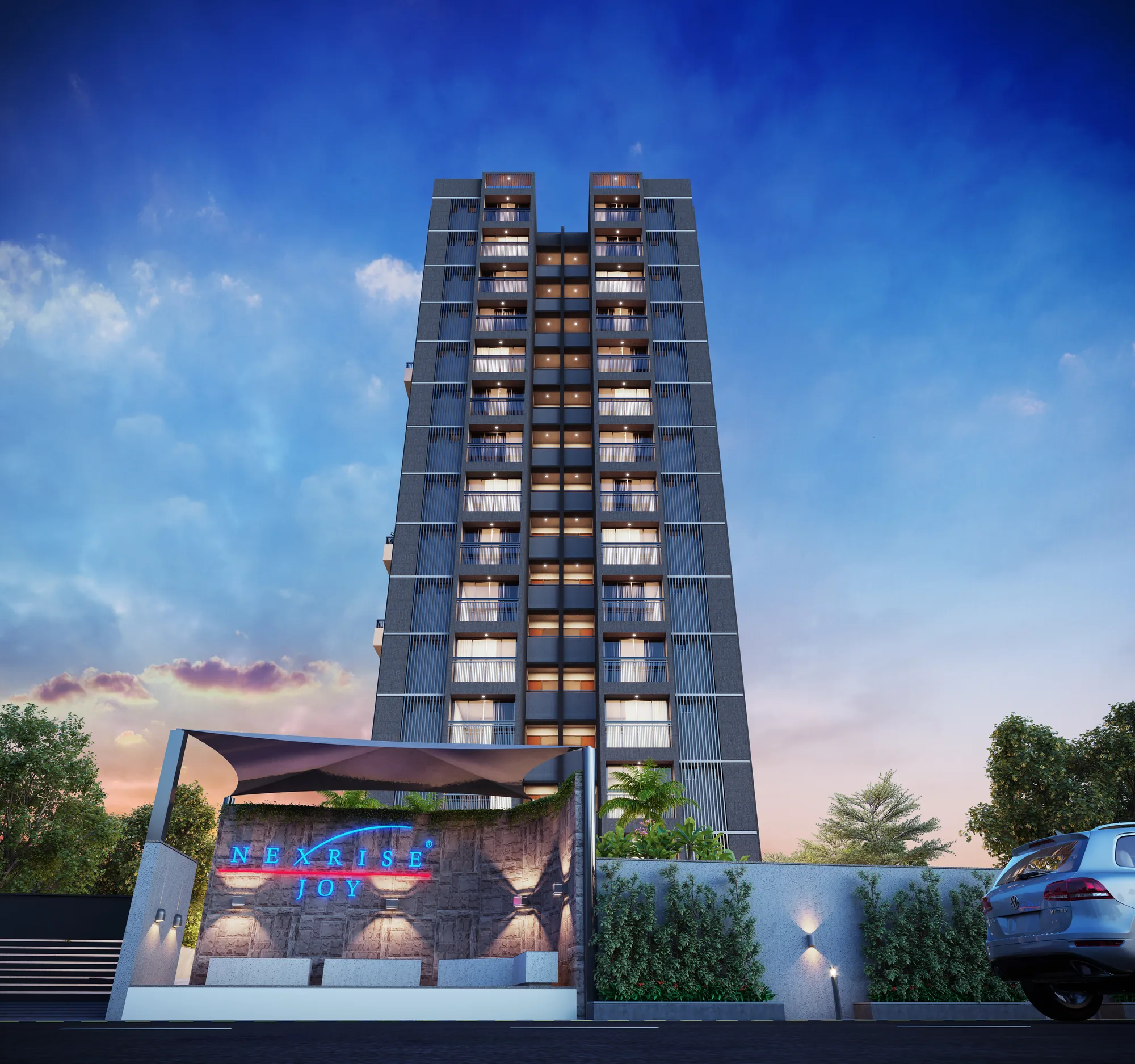 Nexrise: Exterior visualization cover