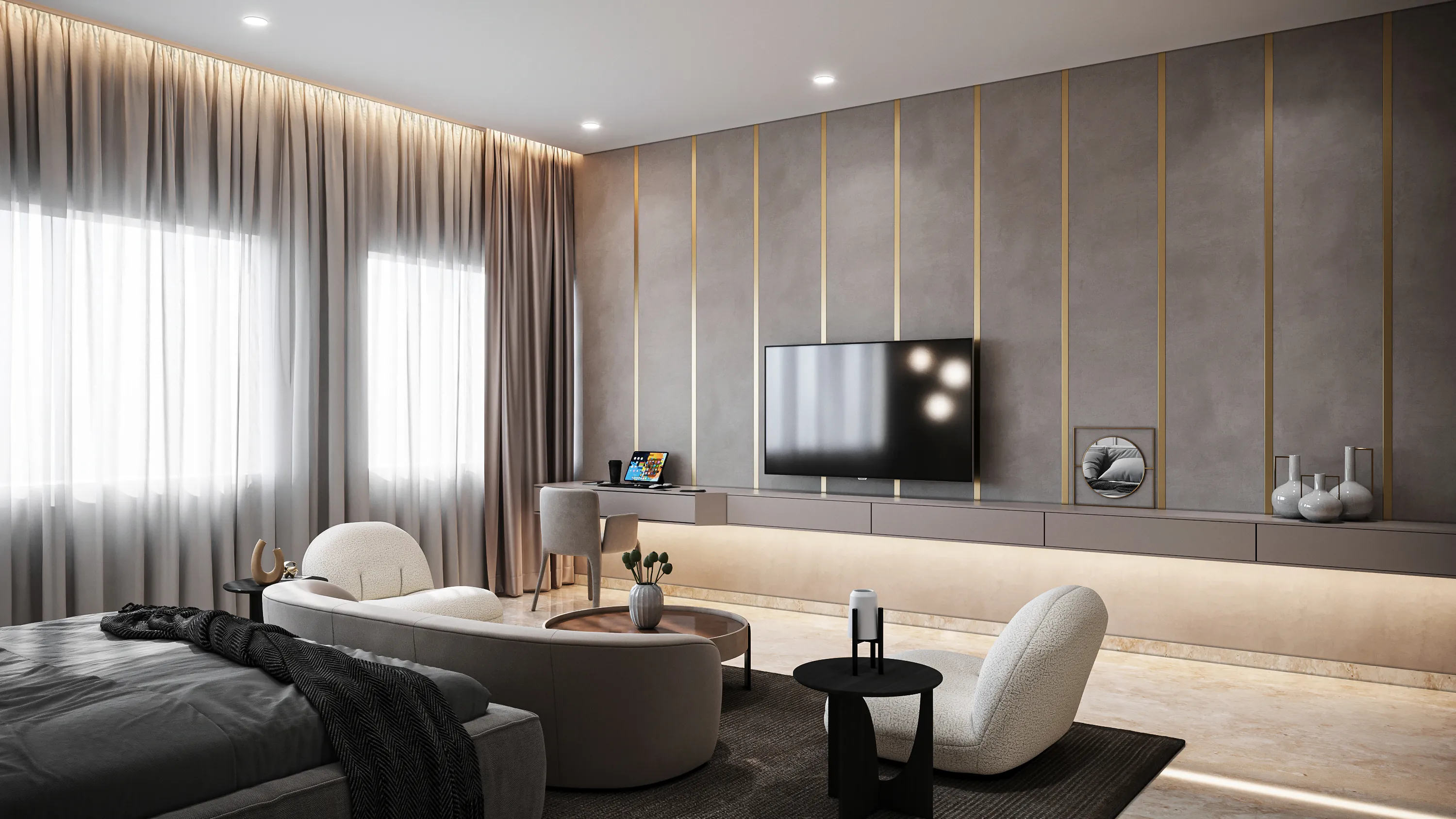 Adara Apartment: Interior visualization cover