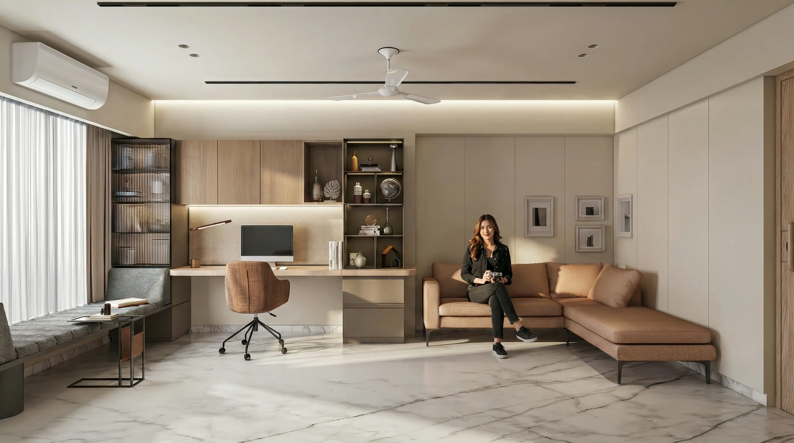Bedroom: Interior visualization cover